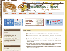 Tablet Screenshot of miguelhernandezvirtual.es